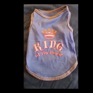 Blue Dog Shirt - King of the House